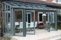 Contemporary lean-to conservatories