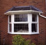 White PVC-u Bay Window With Mock Sash Horn