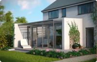 Grey veranda style conservatory