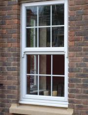 Harwood Window With Mock Sash Horns