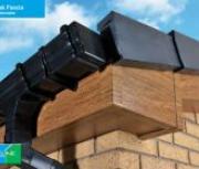 English oak roof-line with ogee gutter